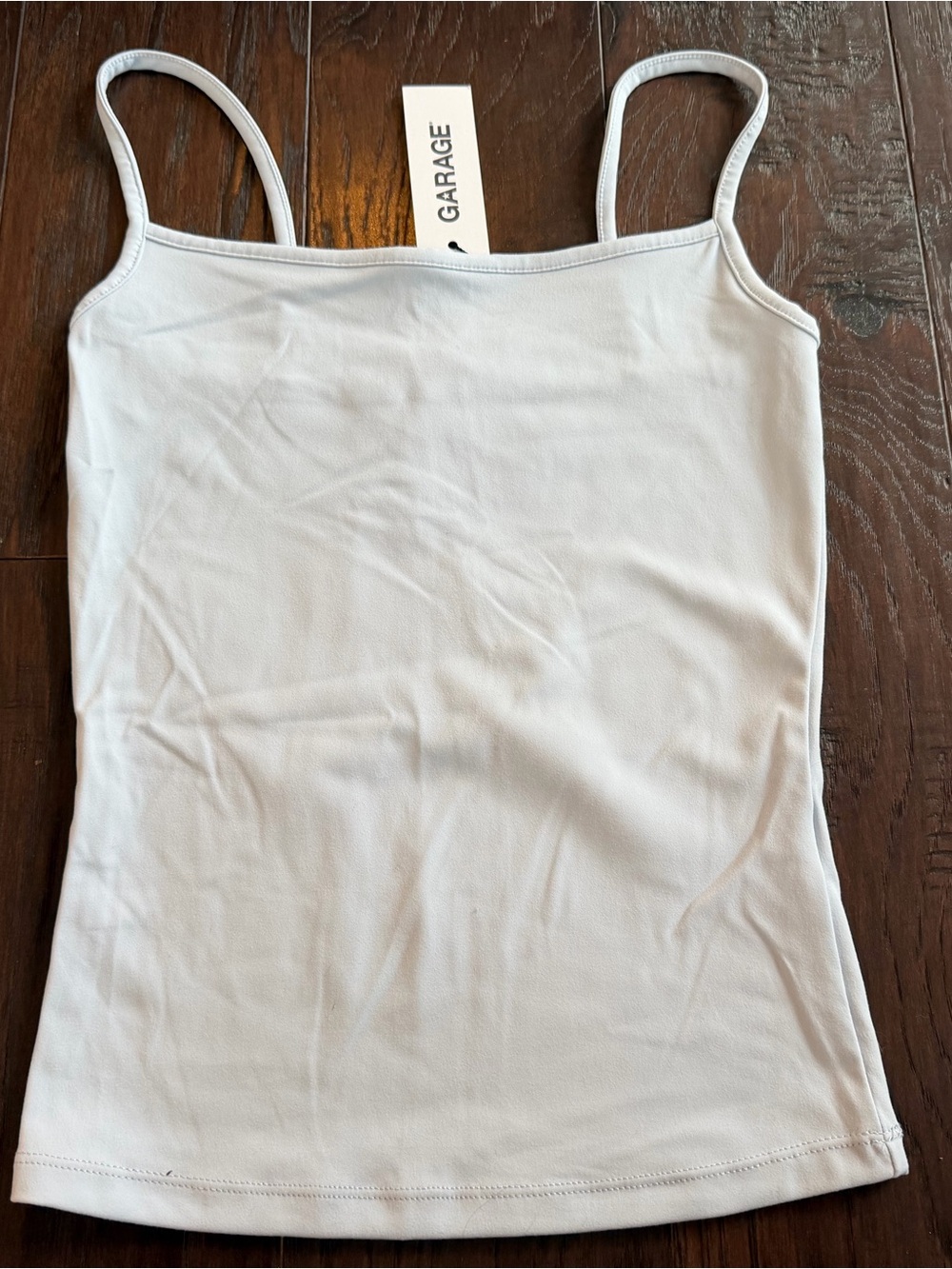 Garage Pale Blue Slim Spaghetti-Strap Camisole